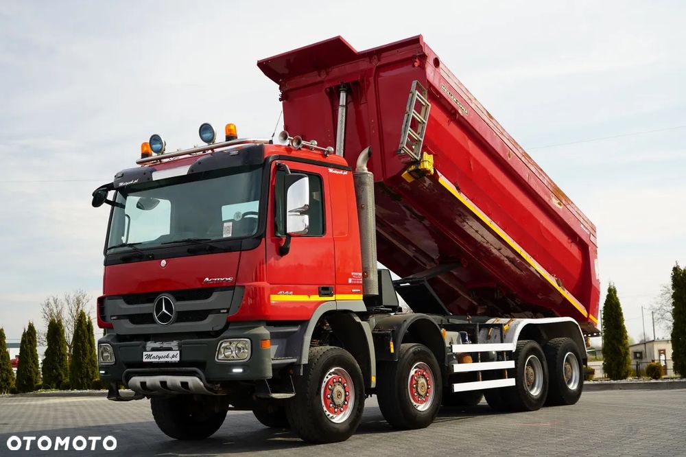 Mercedes-Benz ACTROS 4144 / 8x8 / WYWROTKA TYLNOZSYPOWA / MEILLER KIPPER / EURO 5 - 1