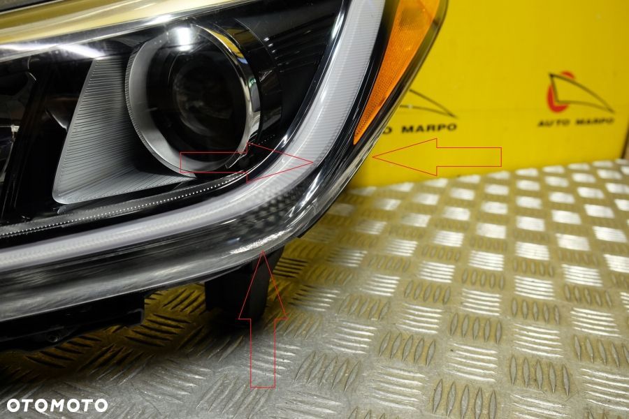 HYUNDAI SONATA HYBRID 2014 2015- REFLEKTOR LAMPA ZWYKŁA SOCZEWKOWA L USA - 6