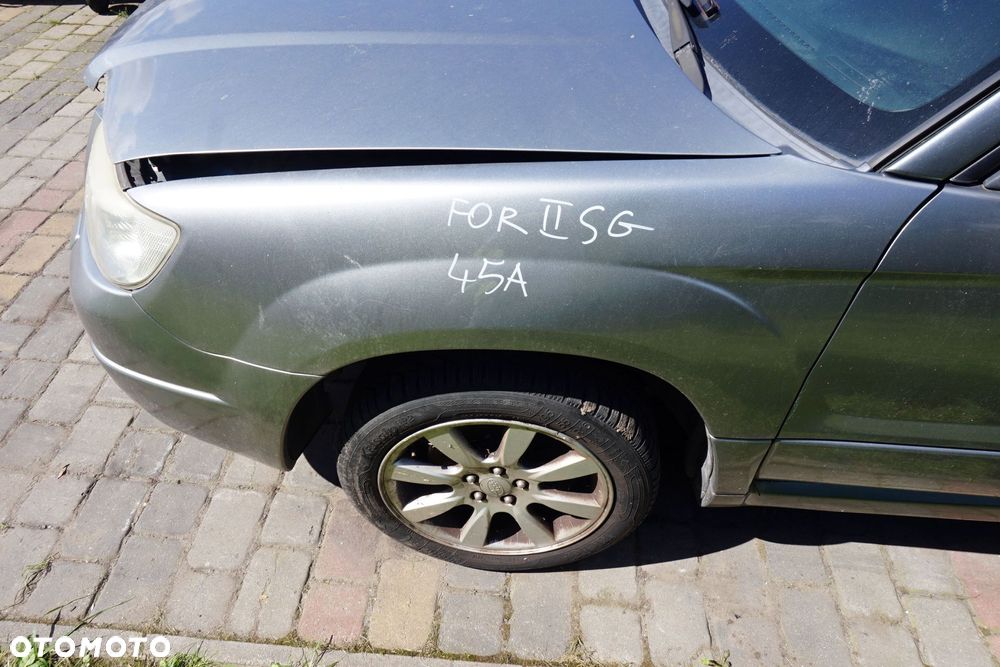 MASKA ZDERZAK BŁOTNIKI LAMPY FORESTER II SG LIFT 45A  SUBARU 2006-2008 SZARY PRZÓD KOMPLETNY - 26