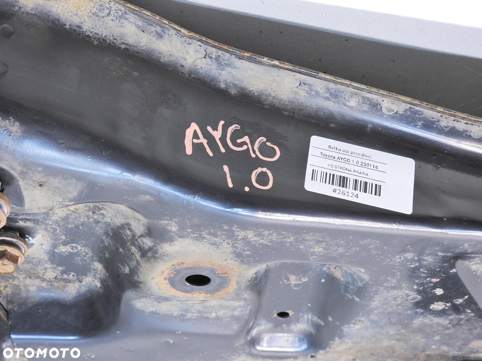 WÓZEK SANKI PRZÓD TOYOTA AYGO I 1.0 - 3