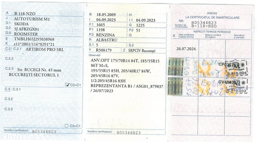 Skoda Roomster 1.2 PLUS EDITION - 16