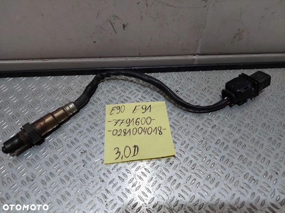 SONDA LAMBDA BMW E90 E91 3,0 D R2008 NR 7791600, 0281004018 - 1