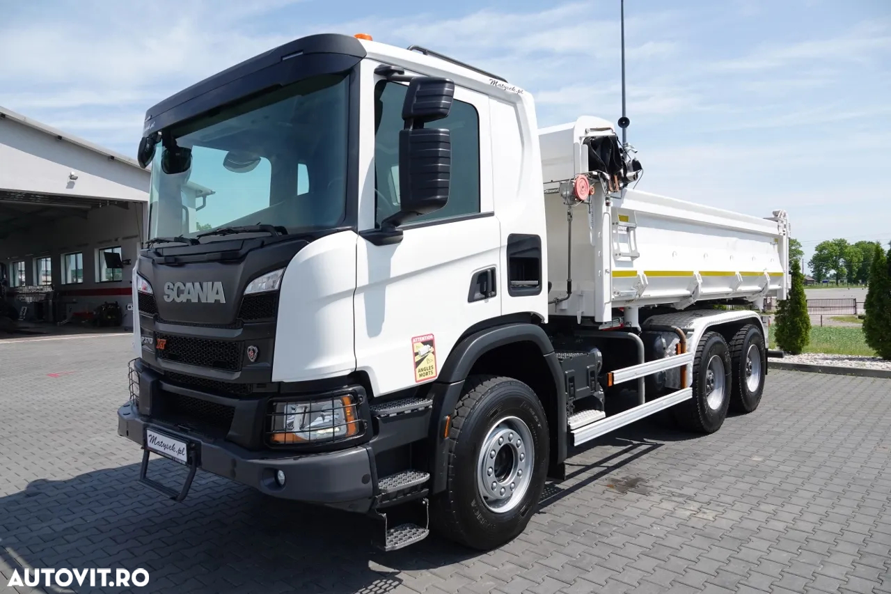 Scania P 370 XT / 6x4 / BASCULANTE / HYDROBOARD / BORDMATIC / 2021 - 11