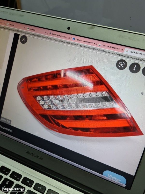Farolim Direito Do Painel Lanterna Tras Stop Drt Porsche Cayenne (9Pa) - 8