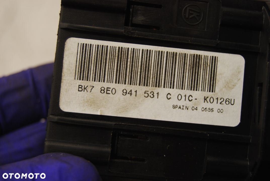 PRZEŁĄCZNIK ŚWIATEŁ 8E0941531C AUDI A4 B7 B6 8E0941531A 8E0941531 - 6