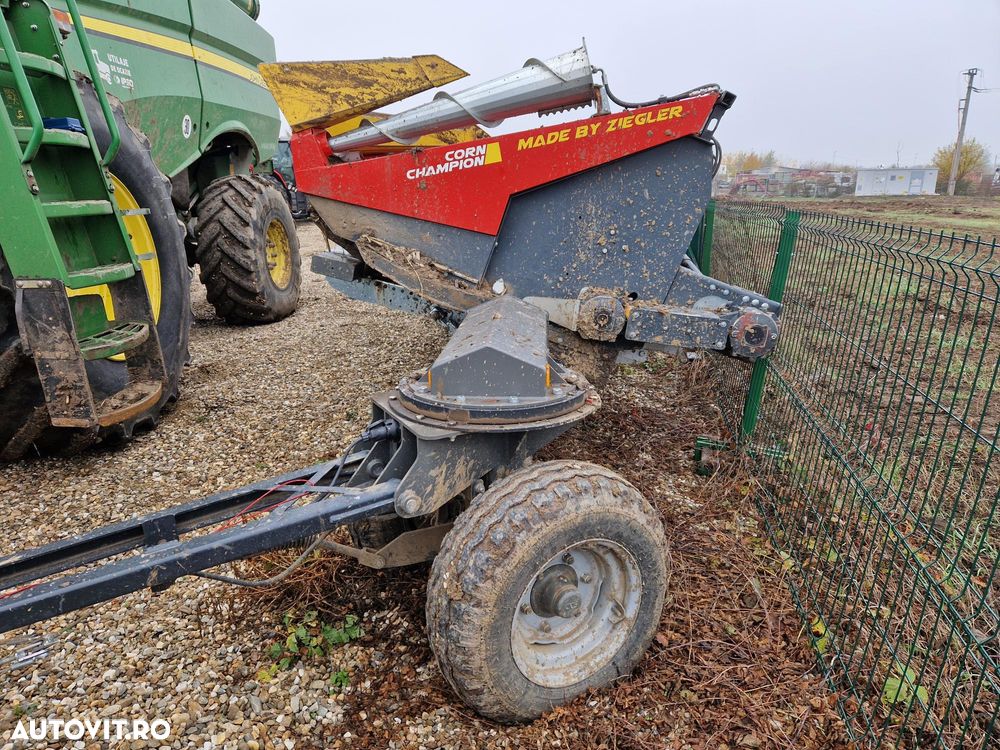 Ziegler ZIEGLER 12s CORN CHAMPION  Header porumb si ZIEGLER SWW 2wt Carucior transport - 12