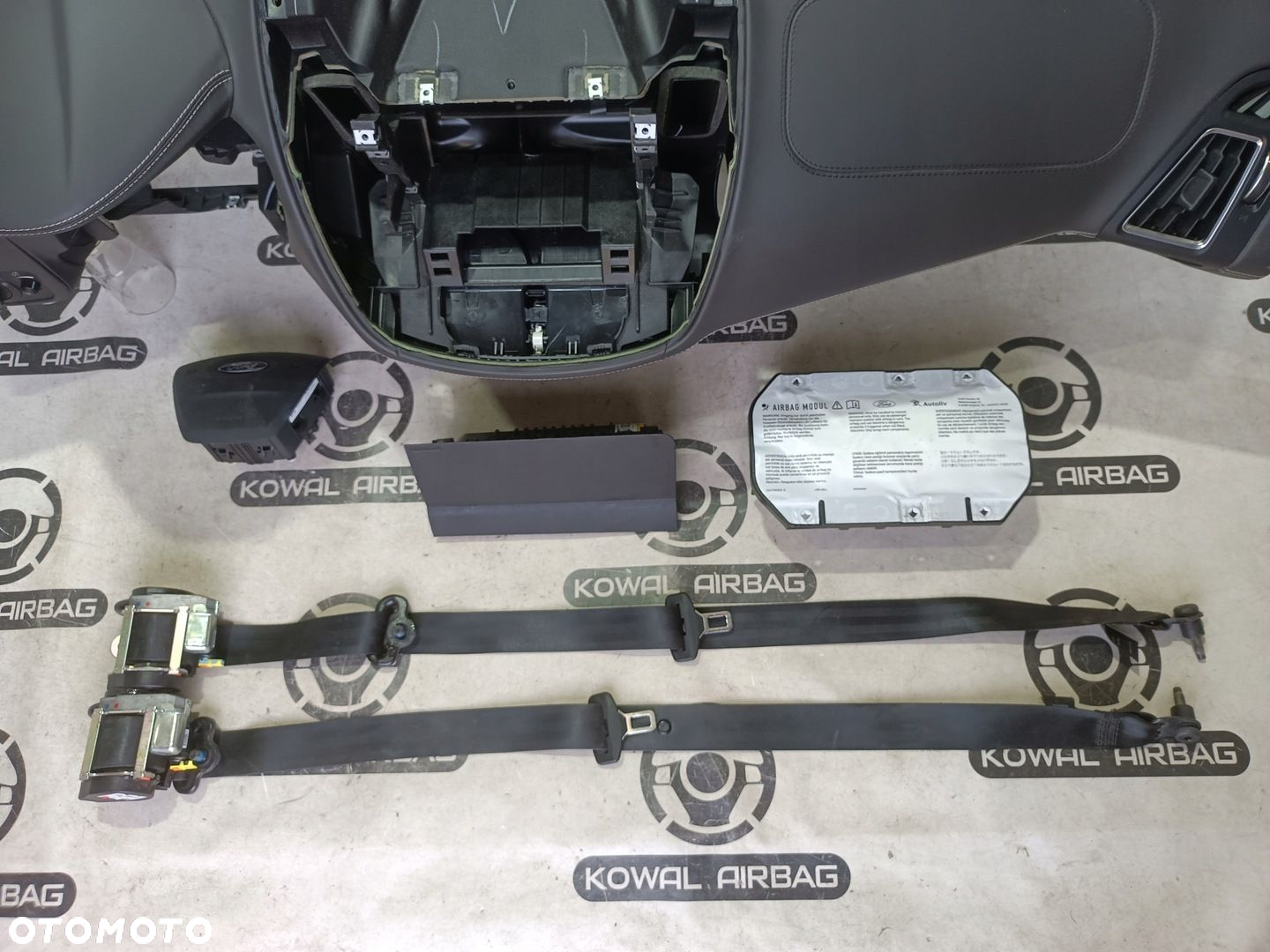 FORD KUGA MK2 LIFT VIGNALE DESKA KONSOLA AIRBAG PASY DEMONTAŻ ORYGINAŁ - 10