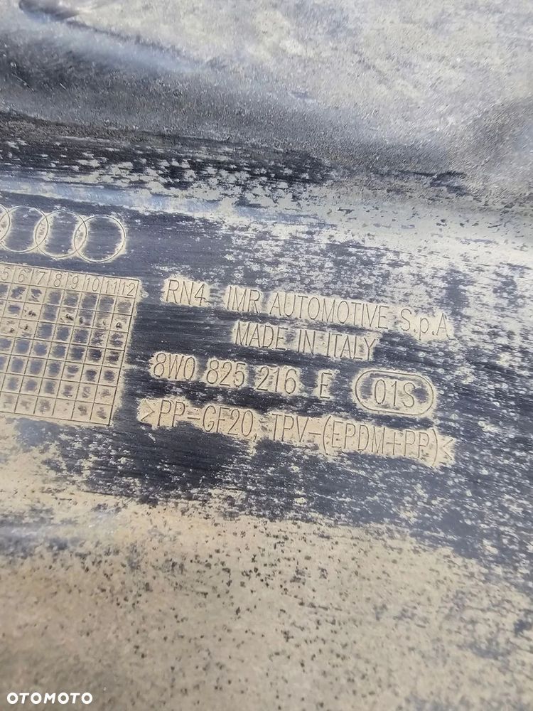 OSŁONA PODWOZIA TYŁ AUDI A4 B9 8W0825216E - 7