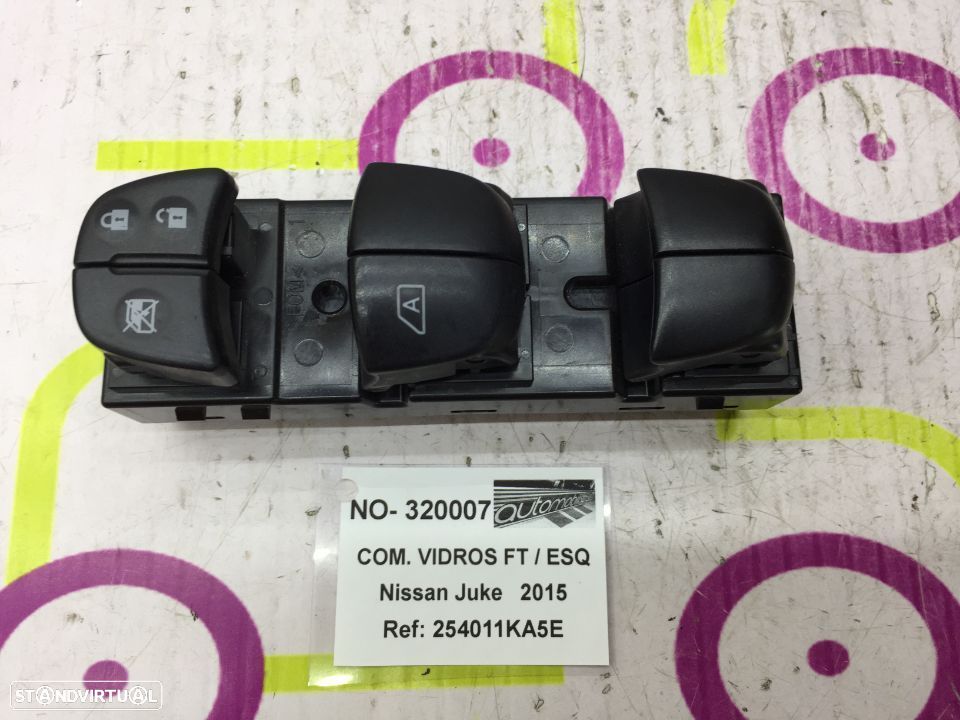 Comando de Vidros Nissan Juke de 2015 - Ref : 254011KA5E - NO320007 - 1