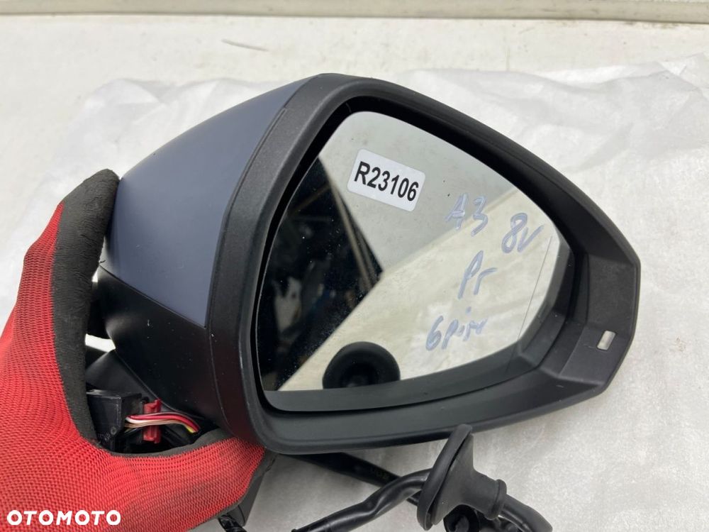 Lusterko Audi A3 8v 13-20r. PRAWE elektryczne zewnętrzne EUROPA 6 pin - 2
