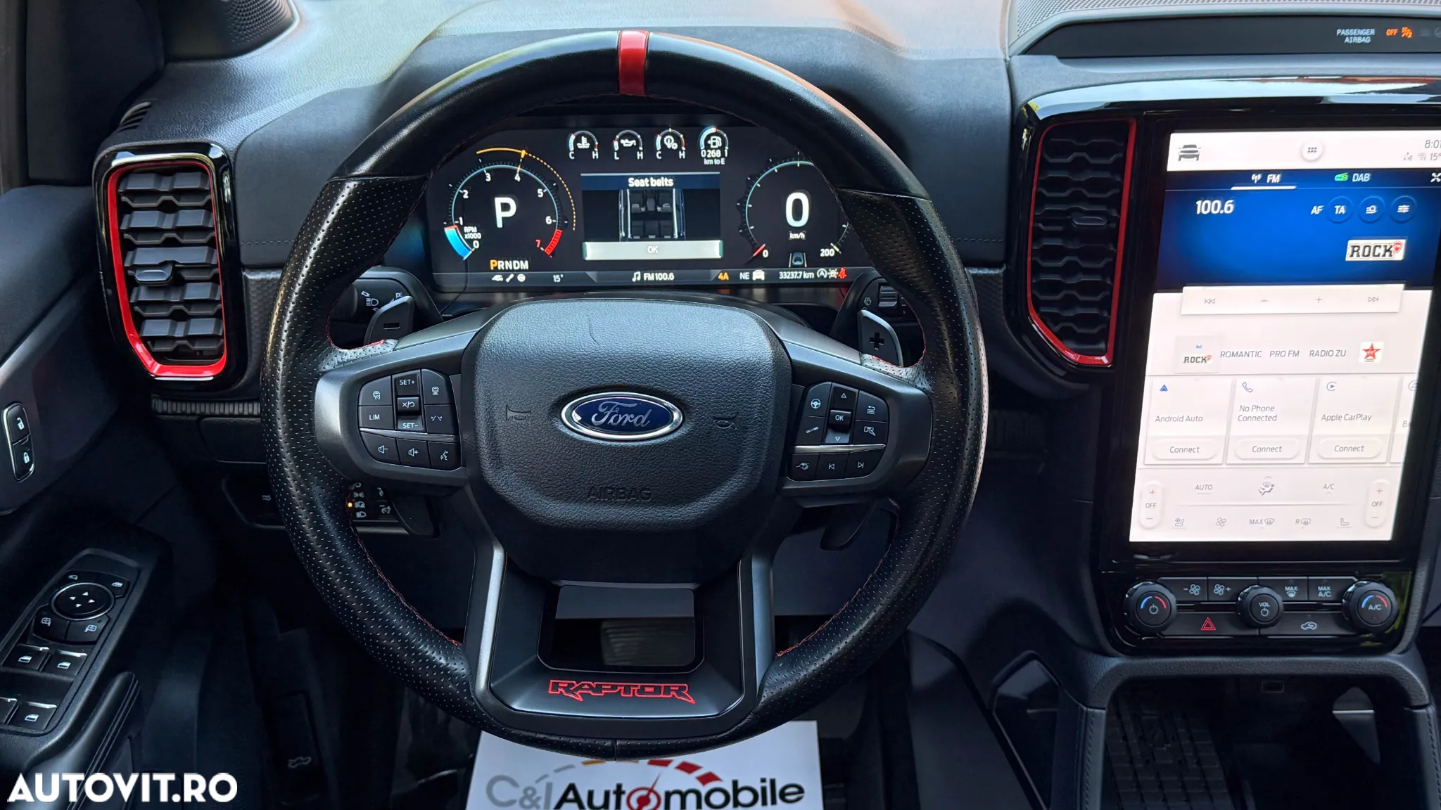 Ford Ranger Pick-Up 3.0 EcoBoost 288 CP 4x4 Cabina Dubla Raptor Aut. - 15