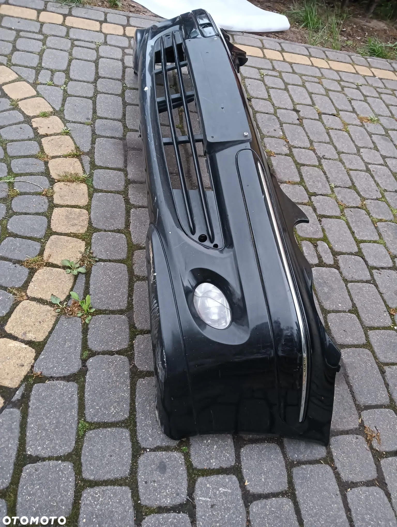 Zderzak przód Mercedes w203 lift czarny - 3