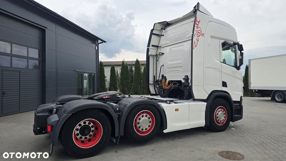 Scania Scania R500 bez EGR 6x2 pusher retarder full air 2 zbiorniki super stan świeży import! - 5