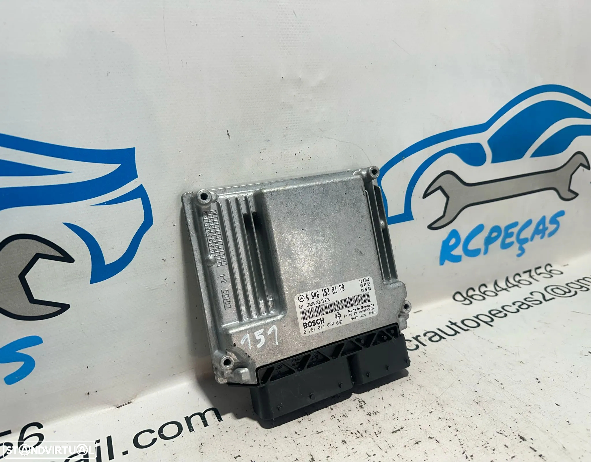 .Centralina Motor Bosch Mercedes Benz 2.1 CDi OM 646811 A 646 153 81 79 / 0 281 011 620 CR3.13 - 4