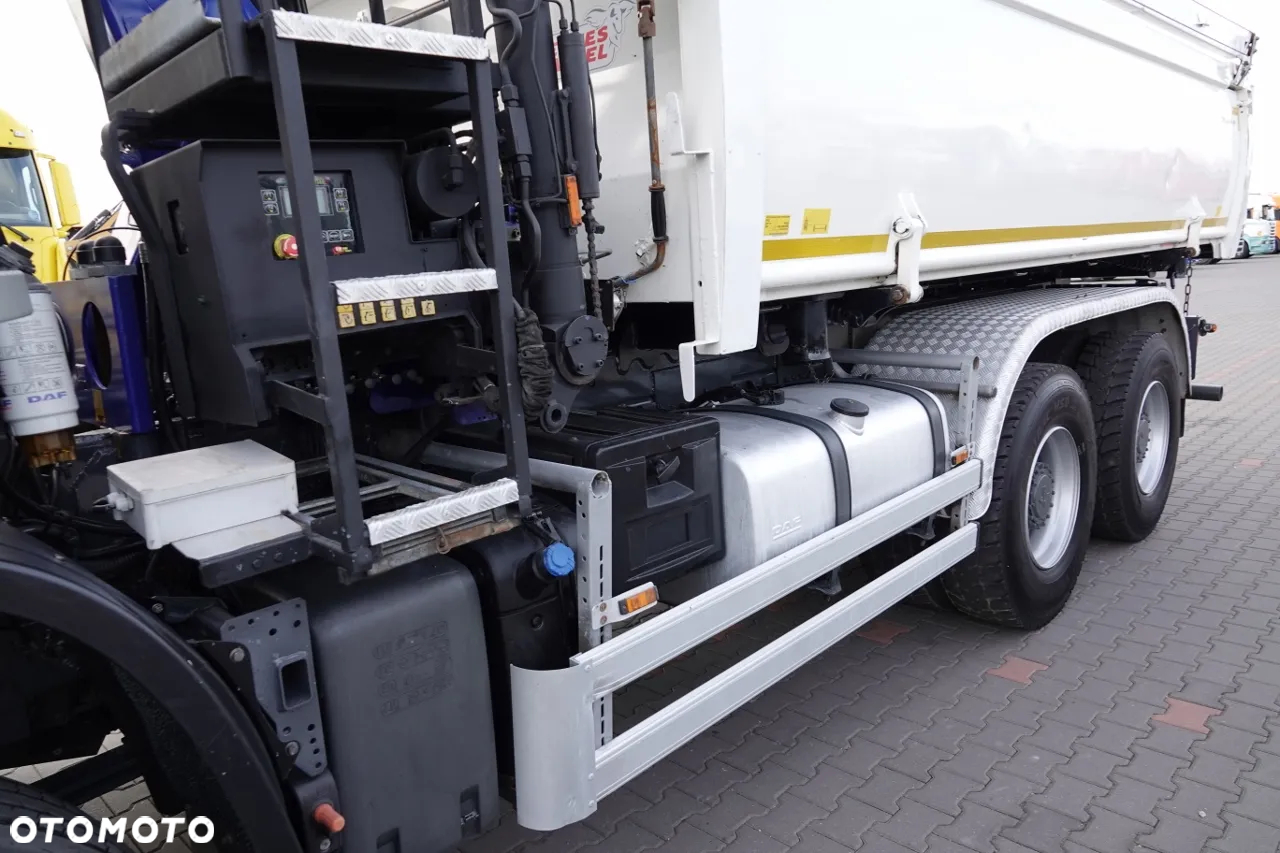 DAF CF 460 / 6x4 / WYWROTKA / HYDROBURTA / + HDS PM 18.5TP wysów: 11 M / STEROWANIE RADIOWE / ROTATOR / ŁYCHA / EURO 6 / 2018 ROK - 14
