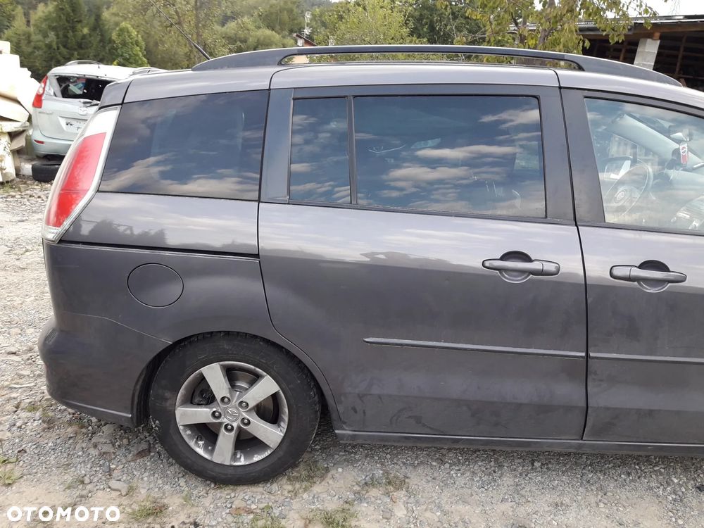 Mazda 5 05-10   Drzwi tylne prawe tył LEWY  W KOLOR 32S SZYBA BOCZNA oczna - 5