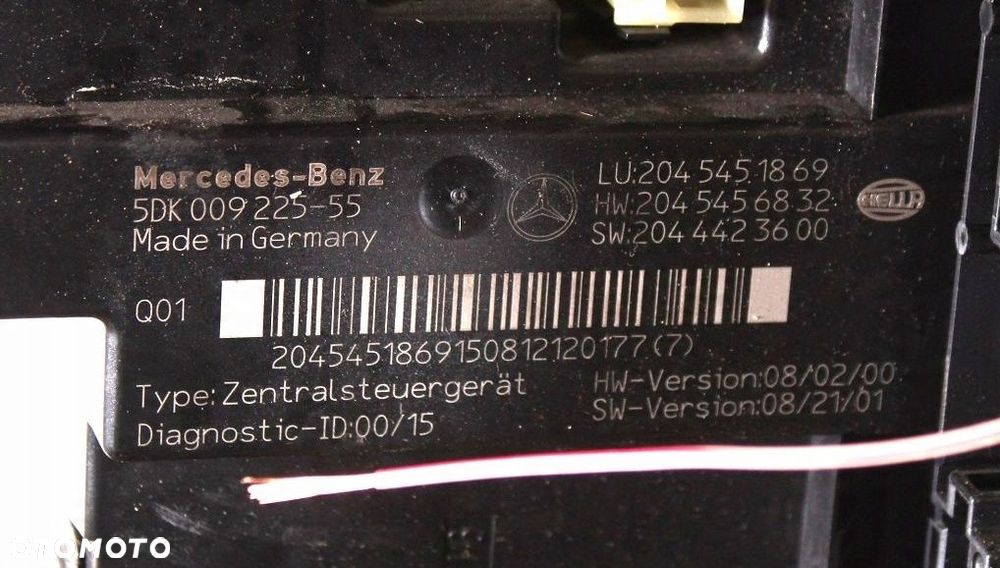 SKRZYNKA BSI MODUŁ SAM MERCEDES W204 A2045451869 - 11