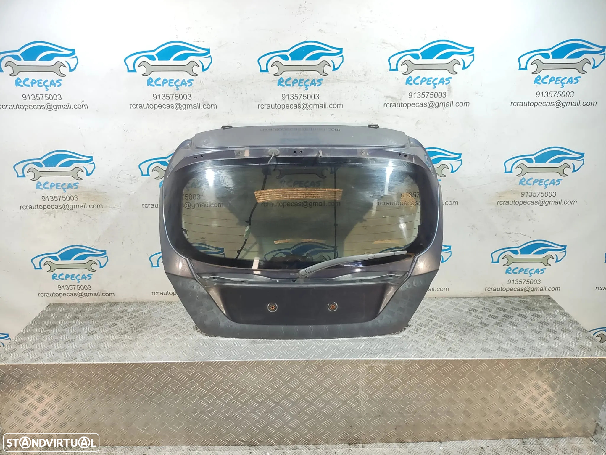 Porta / Tampa da Mala Ford Fiesta VI 6 MK6 em Cinza / Cinzento - 3