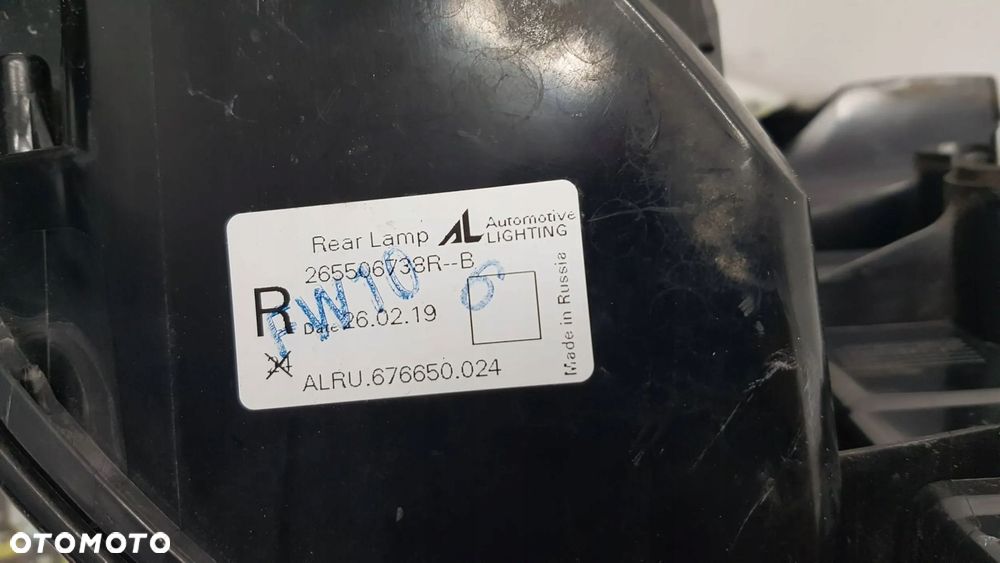 renault captur 15- lift lampa tył prawa eu - 8