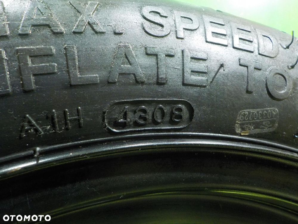 GOLF VI GOLF V A3 8P kolo dojazdowe 125/70/16 5X112 - 5
