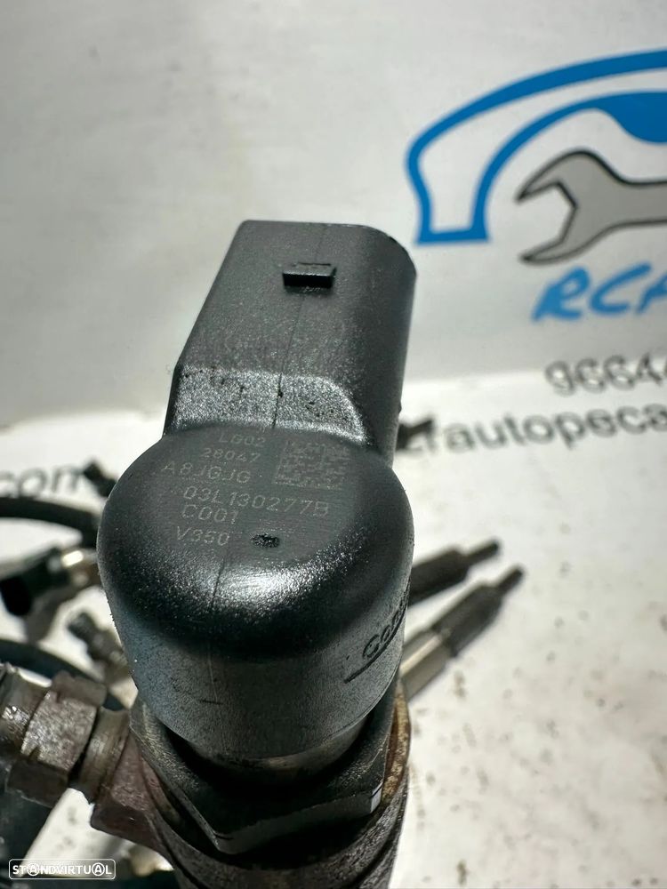 .Conjunto 4 injetores CR Commom Rail 1.6 TDi Bosch VW Volkswagen Audi Seat Skoda A2C59513554 - 8