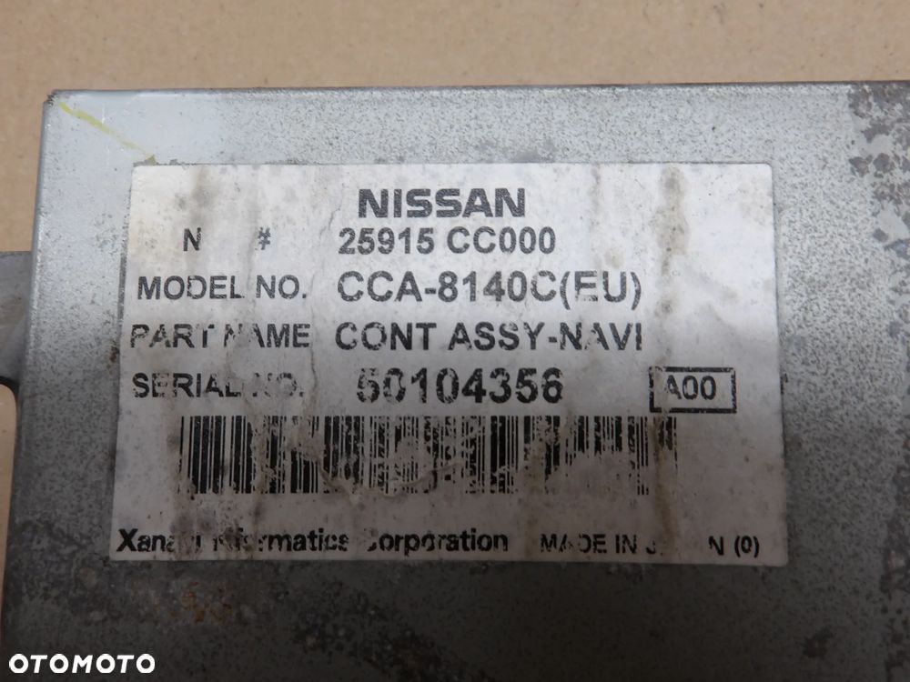 NISSAN X-TRAIL T30 00-07r. CZYTNIK NAWIGACJI 25915CC00 - 5