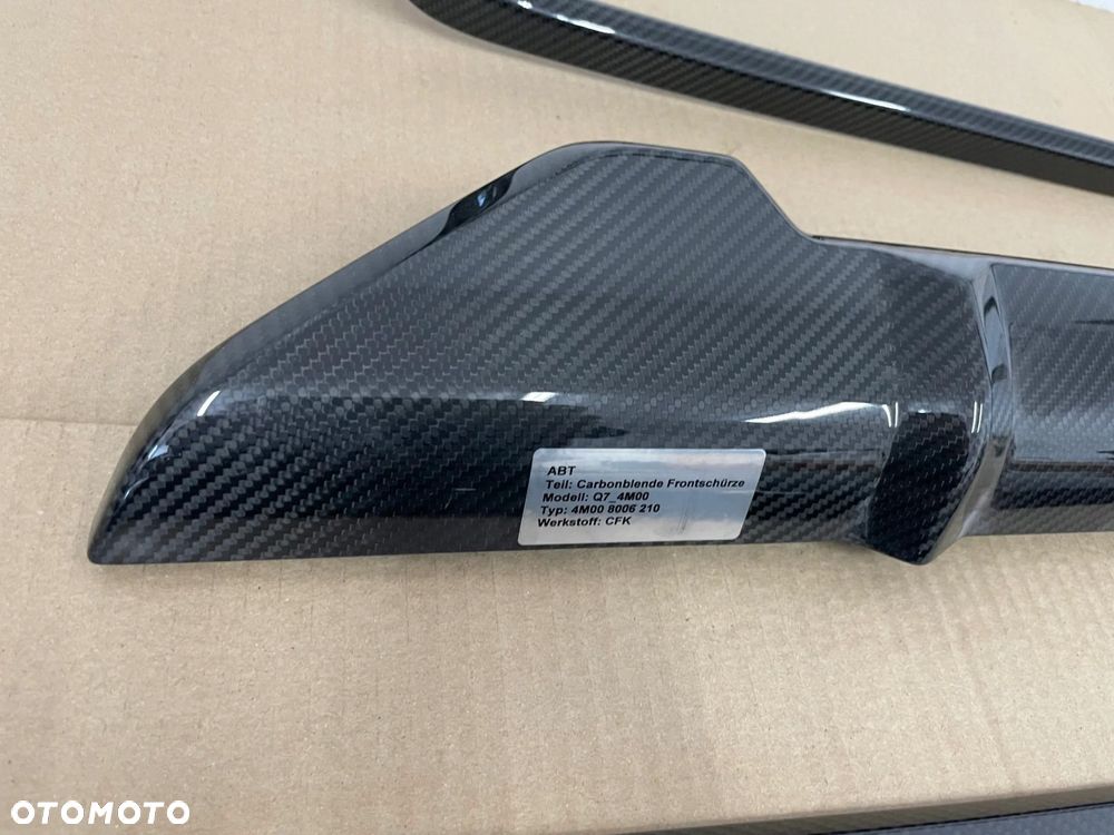 CARBON ZESTAW AUDI Q7 4M0 ABT LISTWA ORYGINAŁ - 4