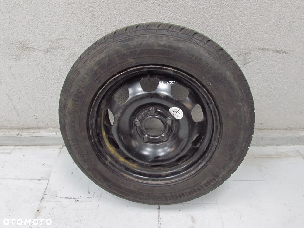 DACIA DUSTER I 13-17 KOLO ZAPASOWE DOJAZDOWE 6,5''x16 215/65 - 1