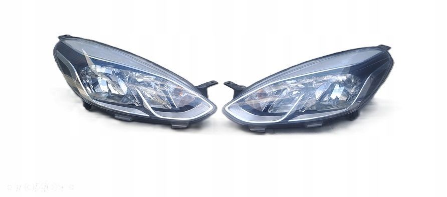 ford fiesta mk8 17-21r przód maska błotnik zderzak pas lampy eu 6k moondust - 9