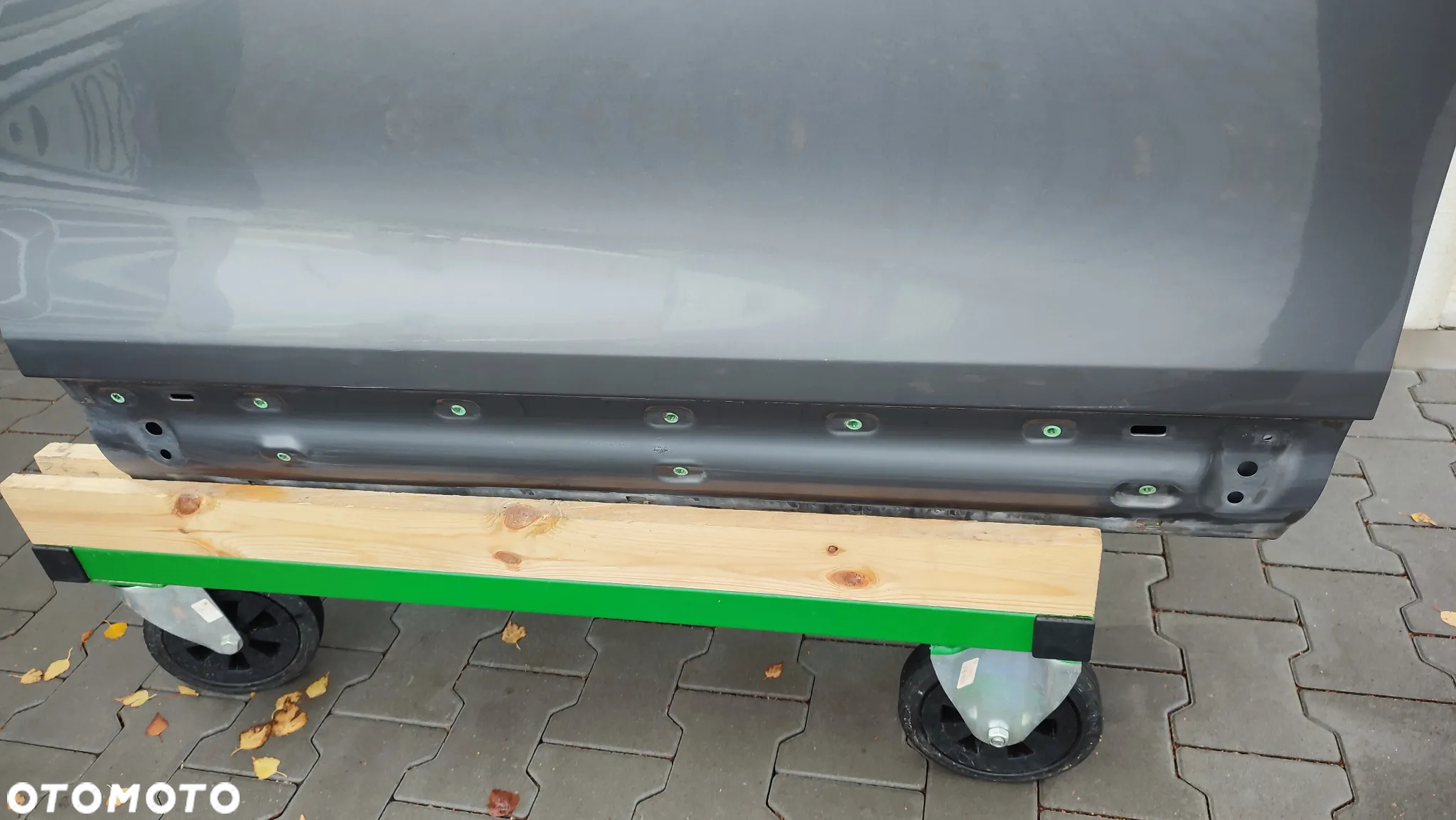 VW TOUAREG II 7P 10-18R DRZWI PRAWE PASAZERA PRZOD SZARE 7P0831312B - 4