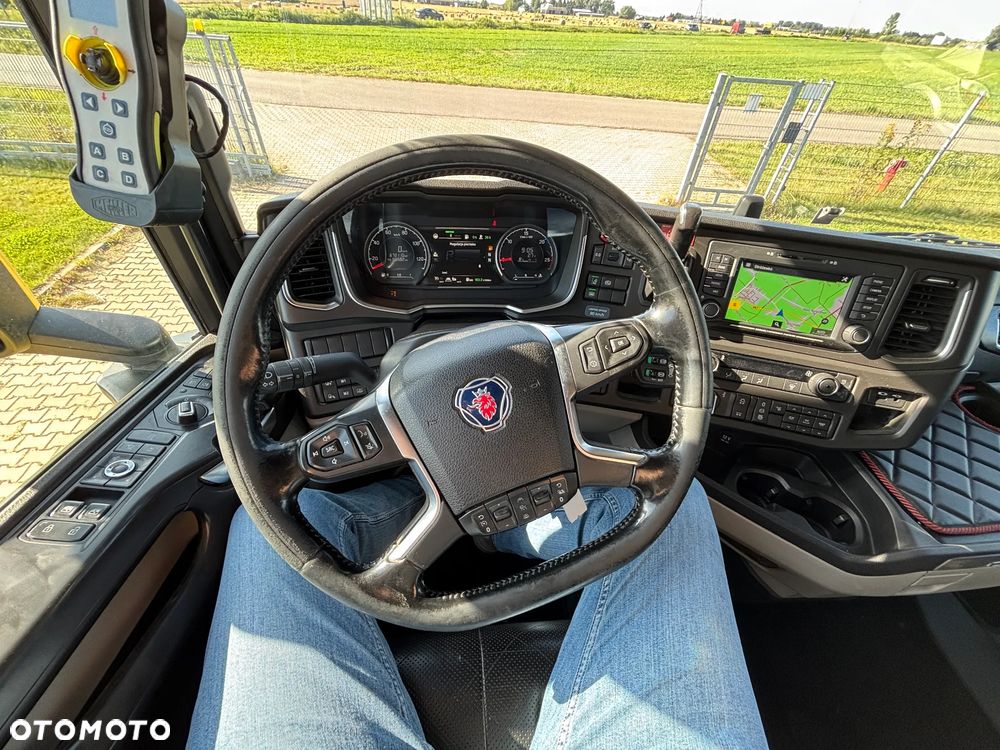 Scania S450 6x2  Meiller RS 21.70 hakowiec , bezwypadkowa , serwis w Scania, (nie HIAB, PALFINGER, VDL, HYVA,) Nowy model NG , model Scania S - 32