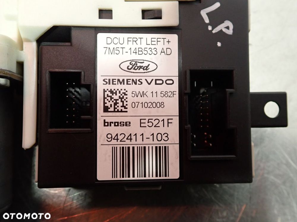 SILNICZEK SZYB LEWY PRZÓD FORD FOCUS MK2 LIFT 7M5T-14B533-AD - 5