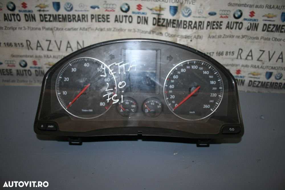 Ceasuri Bord Vw Jetta 2.0 Fsi Masina Volan Stanga Livram Oriunde - 4