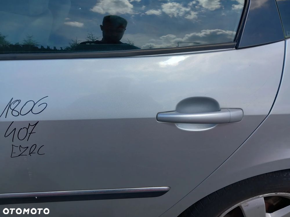 PEUGEOT 407 SW DRZWI LEWE TYLNE LEWY TYŁ KOMBI KOLOR: EZRC - 3