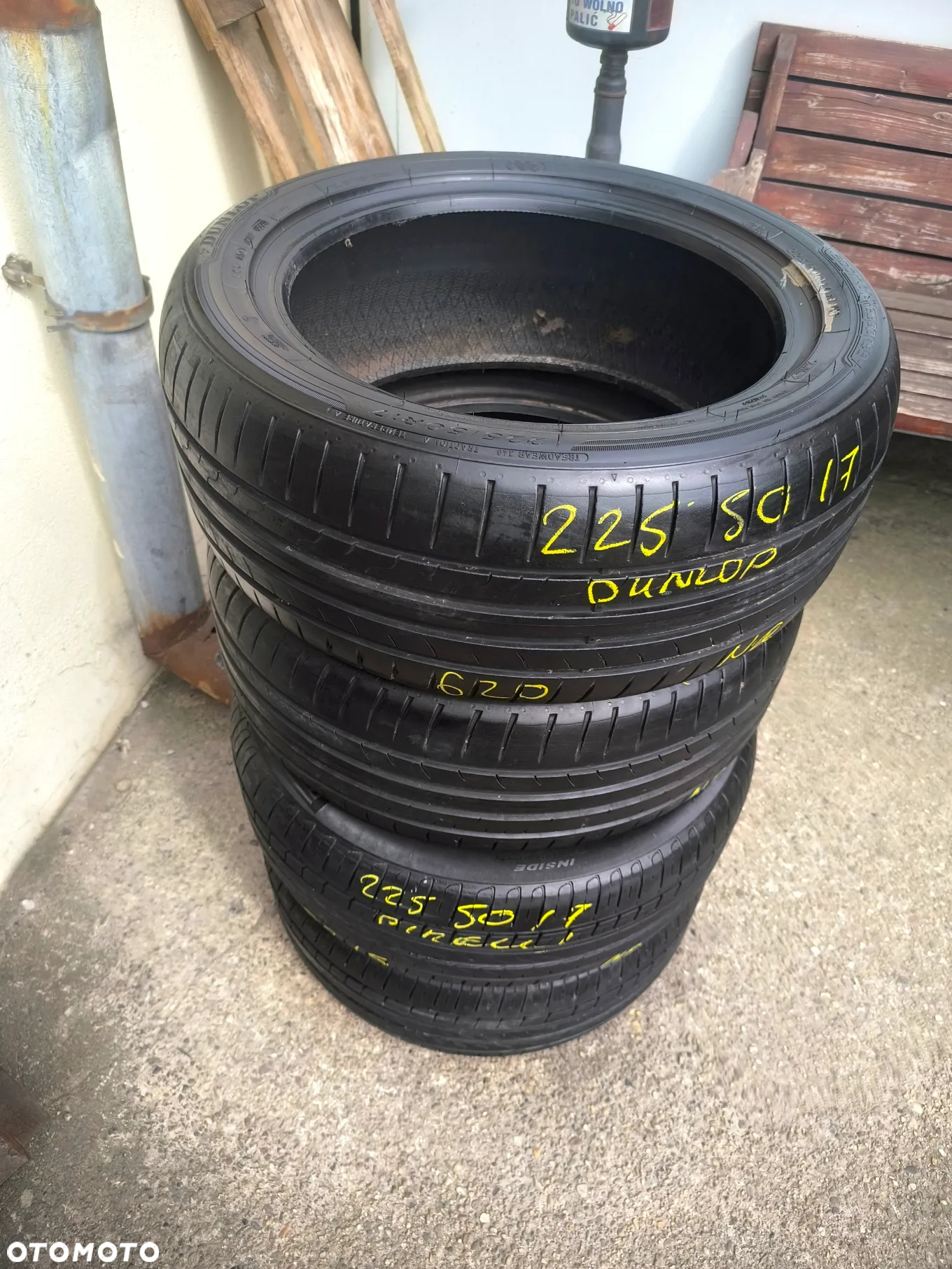 225/50R17 98Y Opony Letnie Lato DUNLOP SPORT BLURESPONSE PIRELLI CINTURATO P7 Legnica ALU-RAD 225/50 6mm - 8
