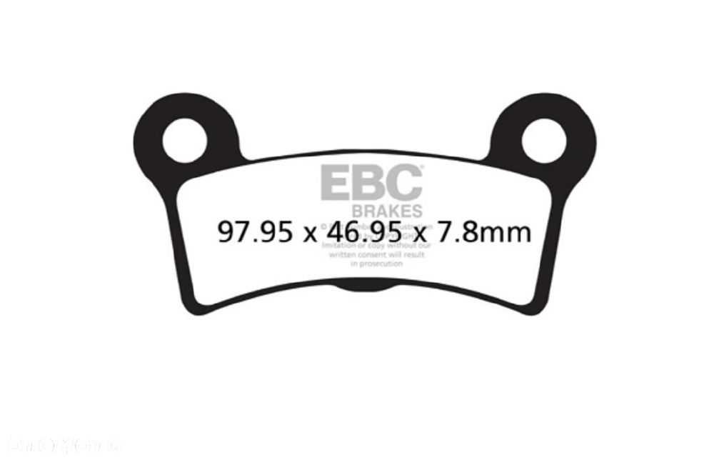 Klocki hamulcowe tylne 09-13 Trikes (NU) Harley - 1