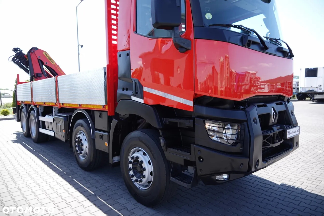 Renault C 430 / 8x4 / SKRZYNIOWY 7 M + HDS PALFINGER PK 2300-EH / WYSÓW 15 M / PILOT   / ROTATOR / SPROWADZONY - 12