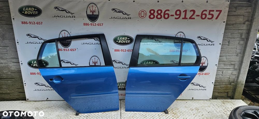 VW Golf V 1K  5 Drzwi tył prawy Drzwi tylne prawe Drzwi tył lewy Drzwi tylne lewe   BEZ RDZY ORYGINAŁ LAKIER - 1