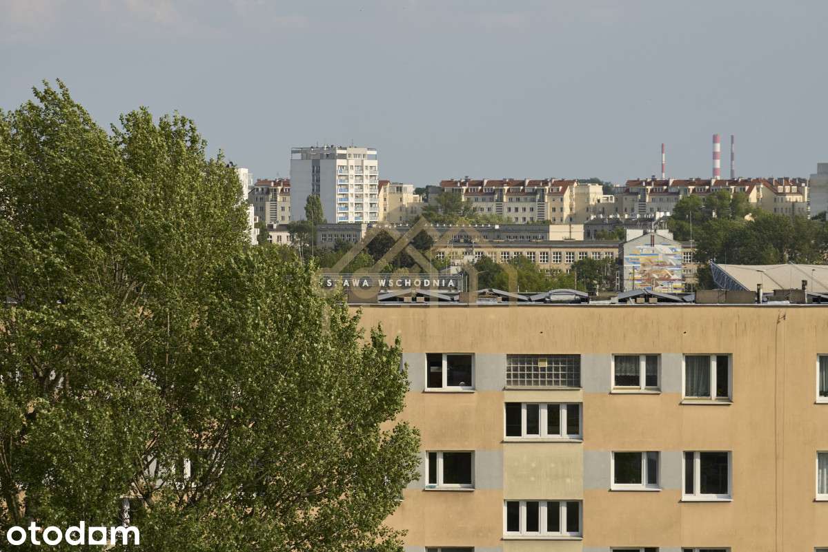 42 m²| 2 pokoje plus kuchnia| widok na Warszawę