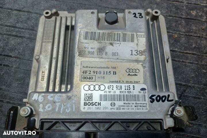 Calculator motor ECU 4F2910115B 0261S02291 - 2.0 TFSI 4F2910115B 0261 - 3