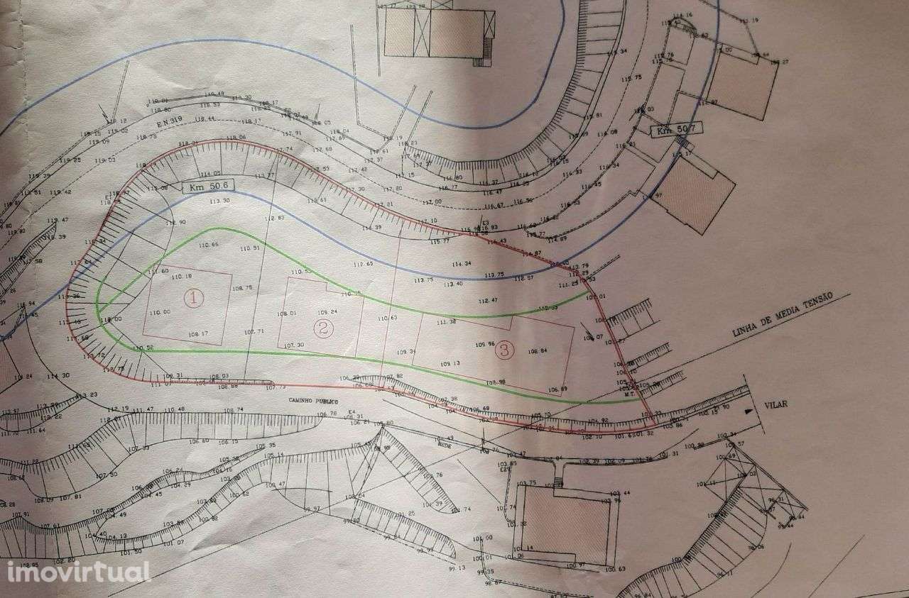 Vende terreno c/ 3.408m2 todo zona construção Canelas Penafiel - Grande imagem: 2/11