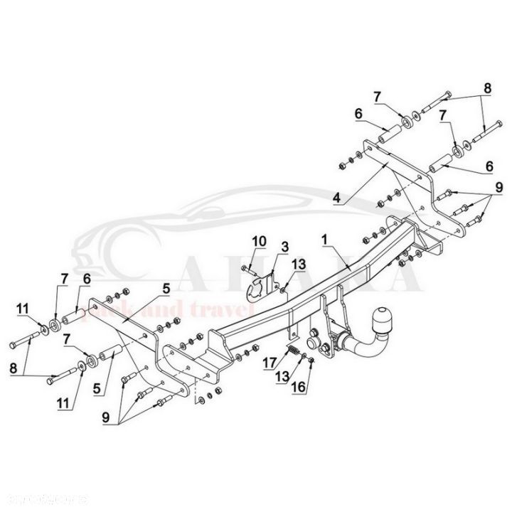 Hak Holowniczy Automat Do Renault Captur 2013-2019 - 3