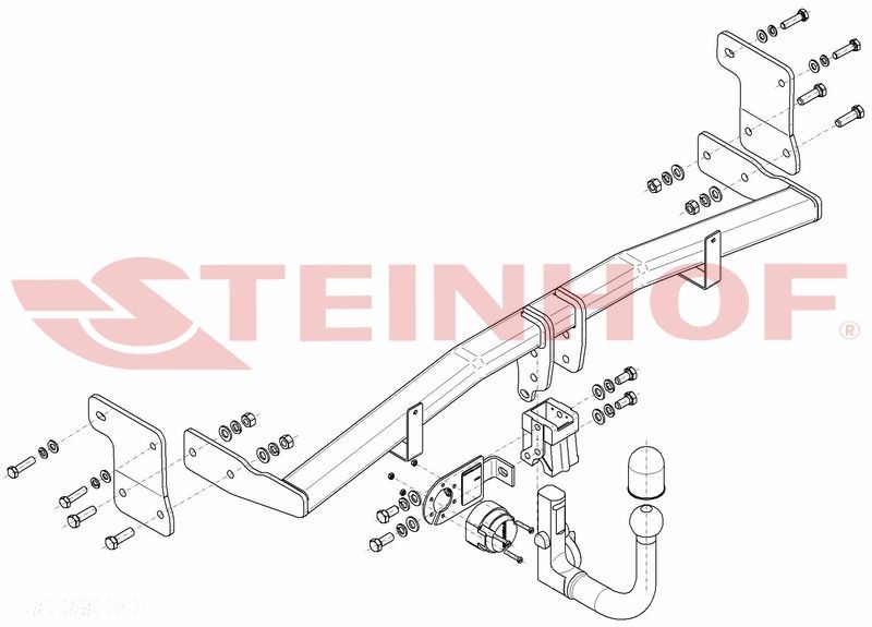 Wypinany hak holowniczy + Moduł 7 pin do Hyundai i30 III PD Kombi od 2017-2020 - 2