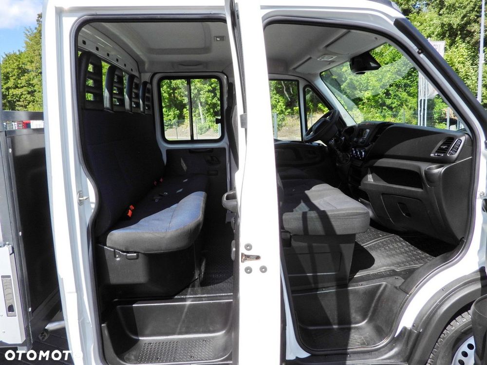 Iveco DAILY 35S14 SKRZYNIA PODWÓJNA KABINA DOKA 7 MIEJSC TEMPOMAT KLIMATYZACJA  135KM - 39