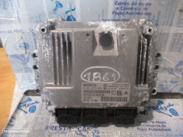 Centralina 0281012980 964617480  9640590800R CITROEN GRAND C4 PICASSO I 2007 1.6HDI 110CV 5P CINZENTO BOSCH - 2