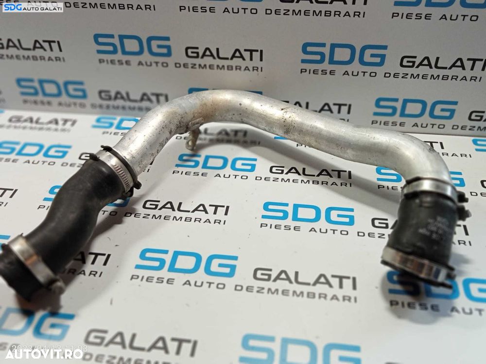 Furtun Conducta Teava Presiune Aer Radiator Intercooler Audi A6 C6 3.0 TDI ASB BNG BMK 2005 - 2011 Cod 4F0145980 4F0145708C - 1