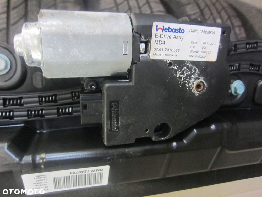 BMW F30 F32 F36 SZYBERDACH SZKLANY 7300238 KOMPLET - 7