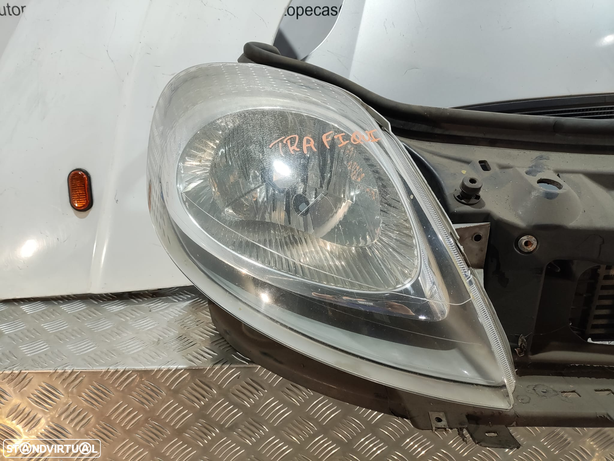 FRENTE COMPLETA OPEL VIVARO A CAPOT PARACHOQUES GUARDA-LAMAS OTICAS RADIADOR VENTILADOR FRENTE FIBRA REFORÇO - 5