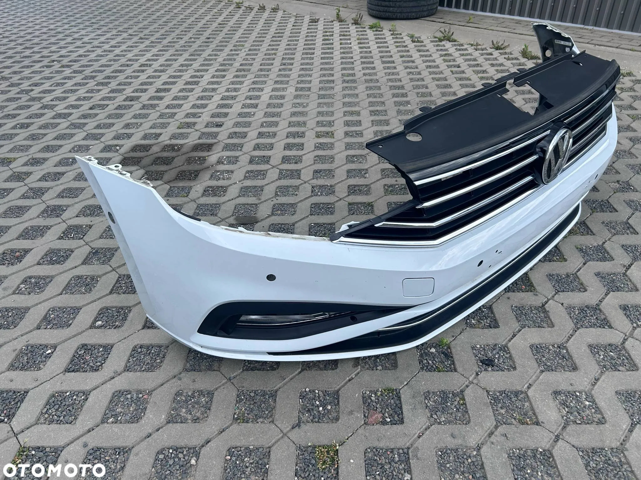 Vw Passat B8 Lift Zderzak Przód Przedni Kompletny 6xPDC LS9R - 12