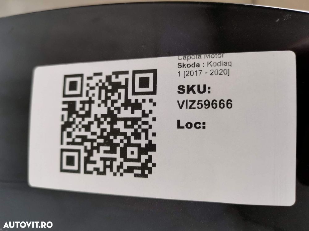 Capota Motor Skoda  Kodiaq 1 [2017 - 2020] Originala - 8